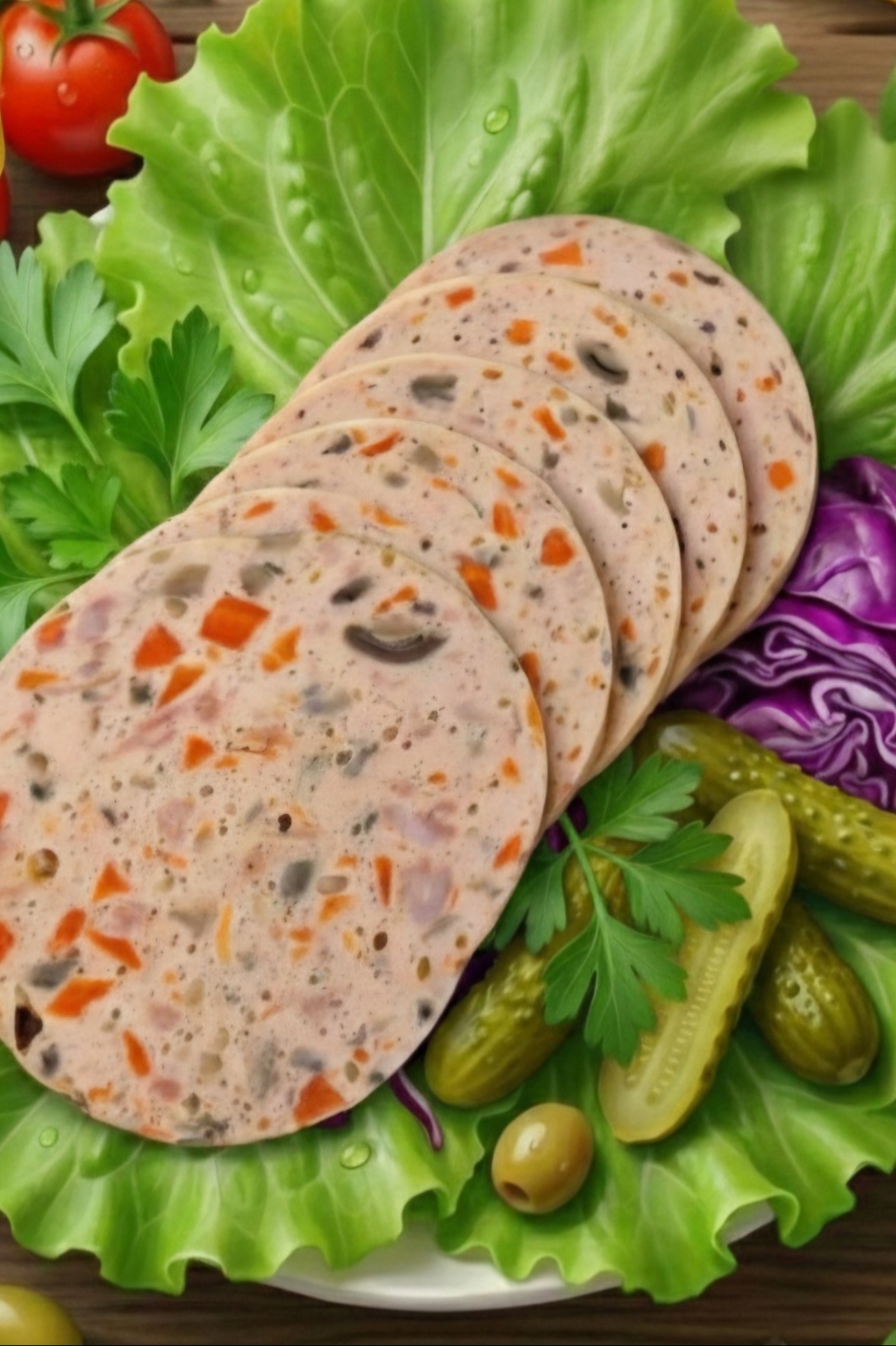 ژامبون قارچ و مرغ و هویج ۹۰ درصد ویژه